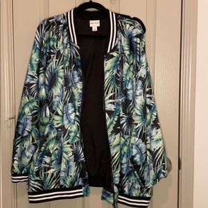 Ava and Viv leafy track jacket